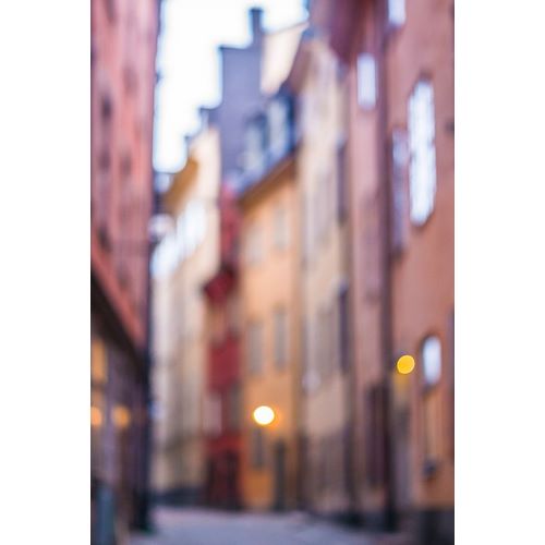 Bibikow, Walter 아티스트의 Sweden-Stockholm-Gamla Stan-Old Town-Royal Palace-old town street,작품입니다.